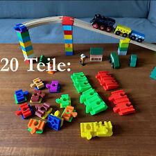 Set: „Erweitert“ - 20 x Brio®/Duplo®/Lego®/Lillabo®/IKEA® Holzeisenbahn - Adapte